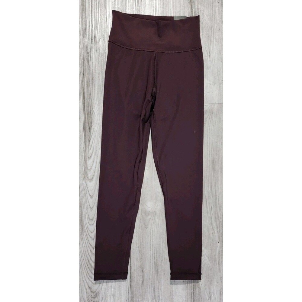 Aeroready Adidas Womens Tights Training Pants NWT Tight Fit High Rise Maroon S